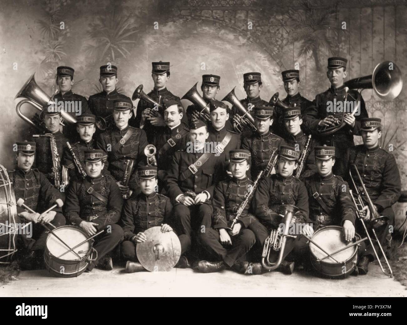 Canada. Church Lads Brigade Band, St John's, Newfoundland, 1904. Stock Photo