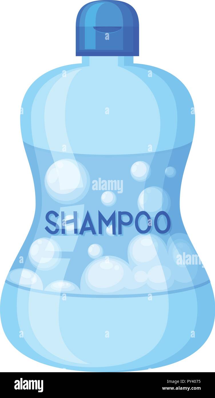 Download A Blue Shampoo Bottle On White Background Illustration Stock Vector Image Art Alamy PSD Mockup Templates