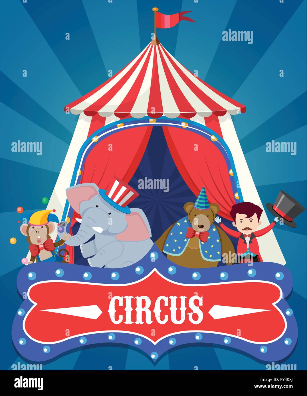 A Circus element template illustration Stock Vector Image & Art - Alamy