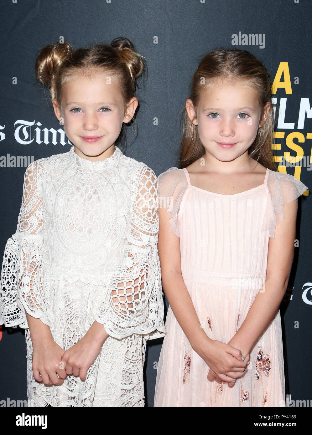 2018 LA Film Festival - Screening Of 'Galveston'  Featuring: Anniston Price, Tinsley Price Where: Culver City, California, United States When: 23 Sep 2018 Credit: FayesVision/WENN.com Stock Photo