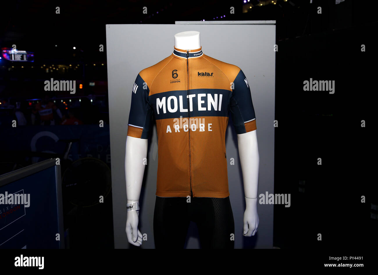 General view of the new Molteni shirts on display Stock Photo - Alamy