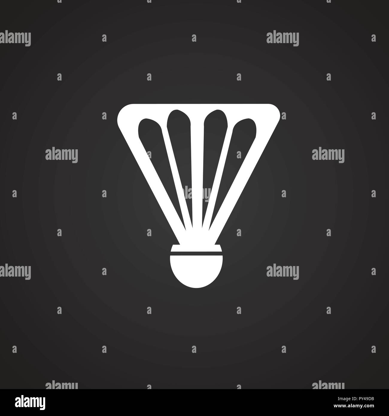 Shuttlecock shape Stock Vector Images - Alamy