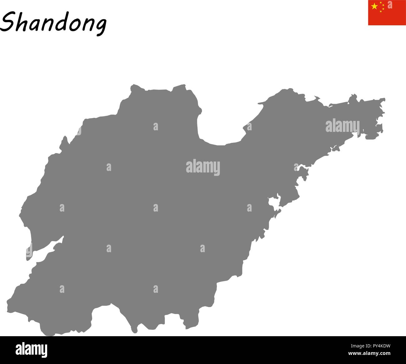 Shandong map hires stock photography and images Alamy
