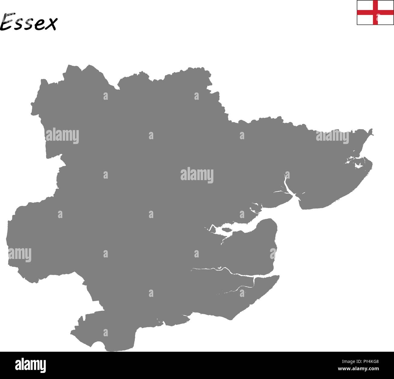 Vector map county essex hires stock photography and images Alamy