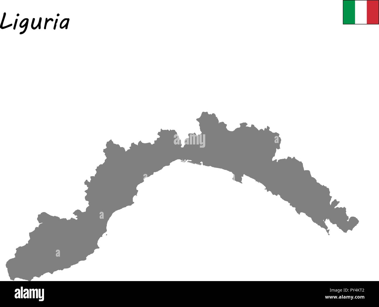 Map of liguria Stock Vector Images - Alamy