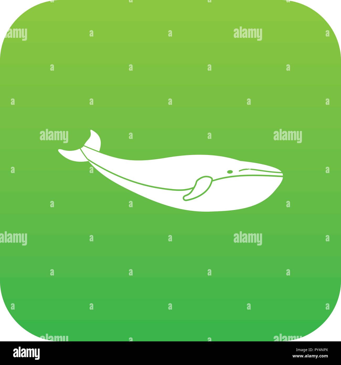 Whale icon digital green Stock Vector Image & Art - Alamy