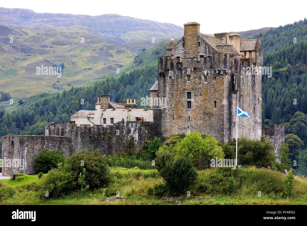 Eilean Donan Castle, Dornie, Scotland, Highlands, United Kingdom Stock Photo