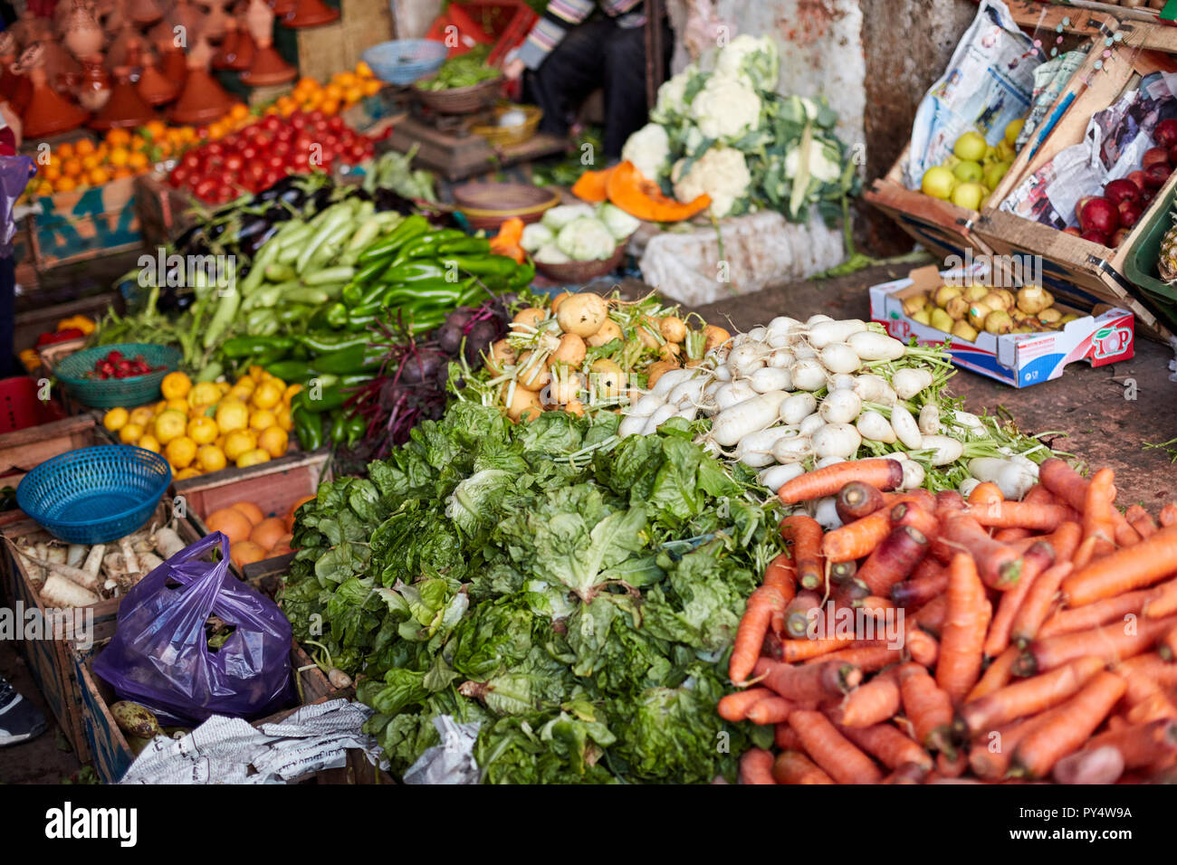 Fruit vegetable shop marrakech morocco hi-res stock photography and ...