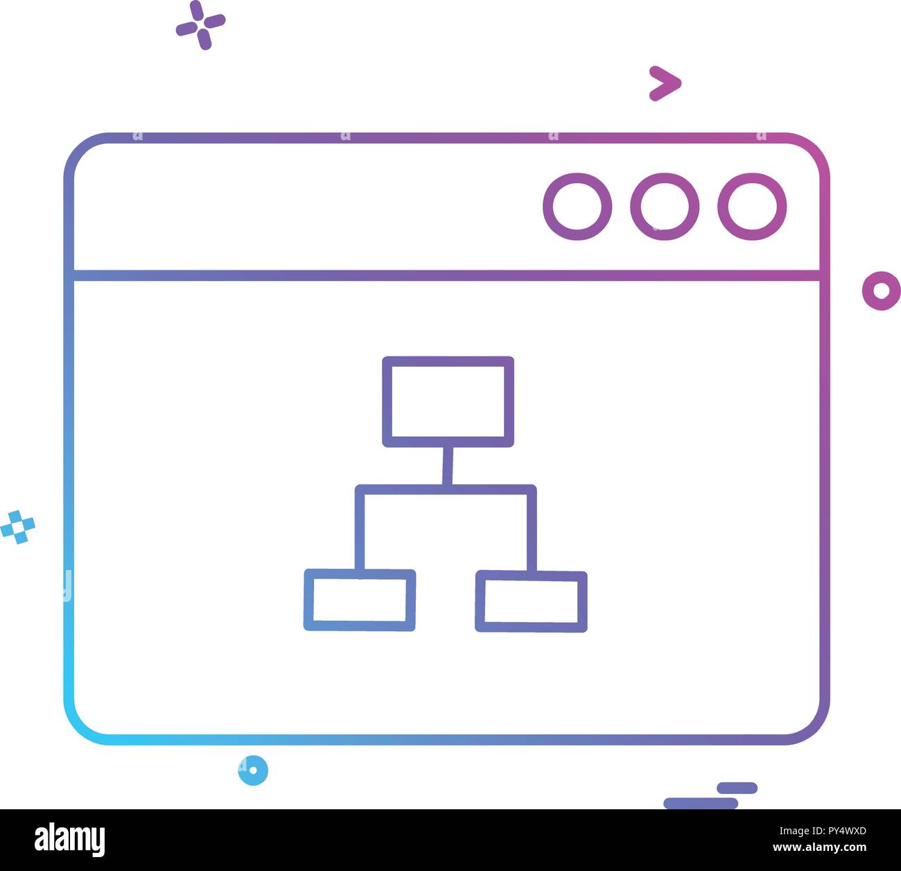Web layout icon design vector Stock Vector Image & Art - Alamy