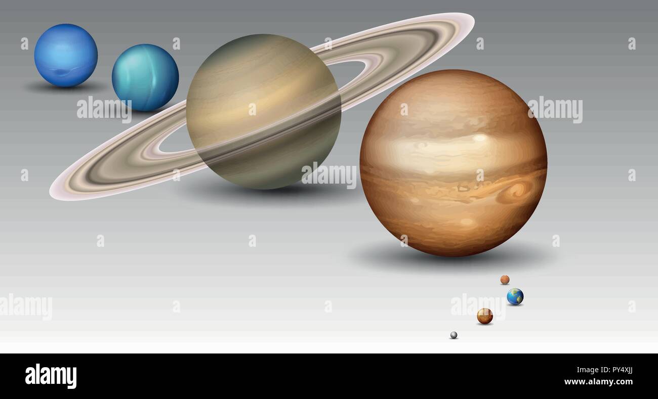 Set of solar system planet illustration Stock Vector Image & Art - Alamy