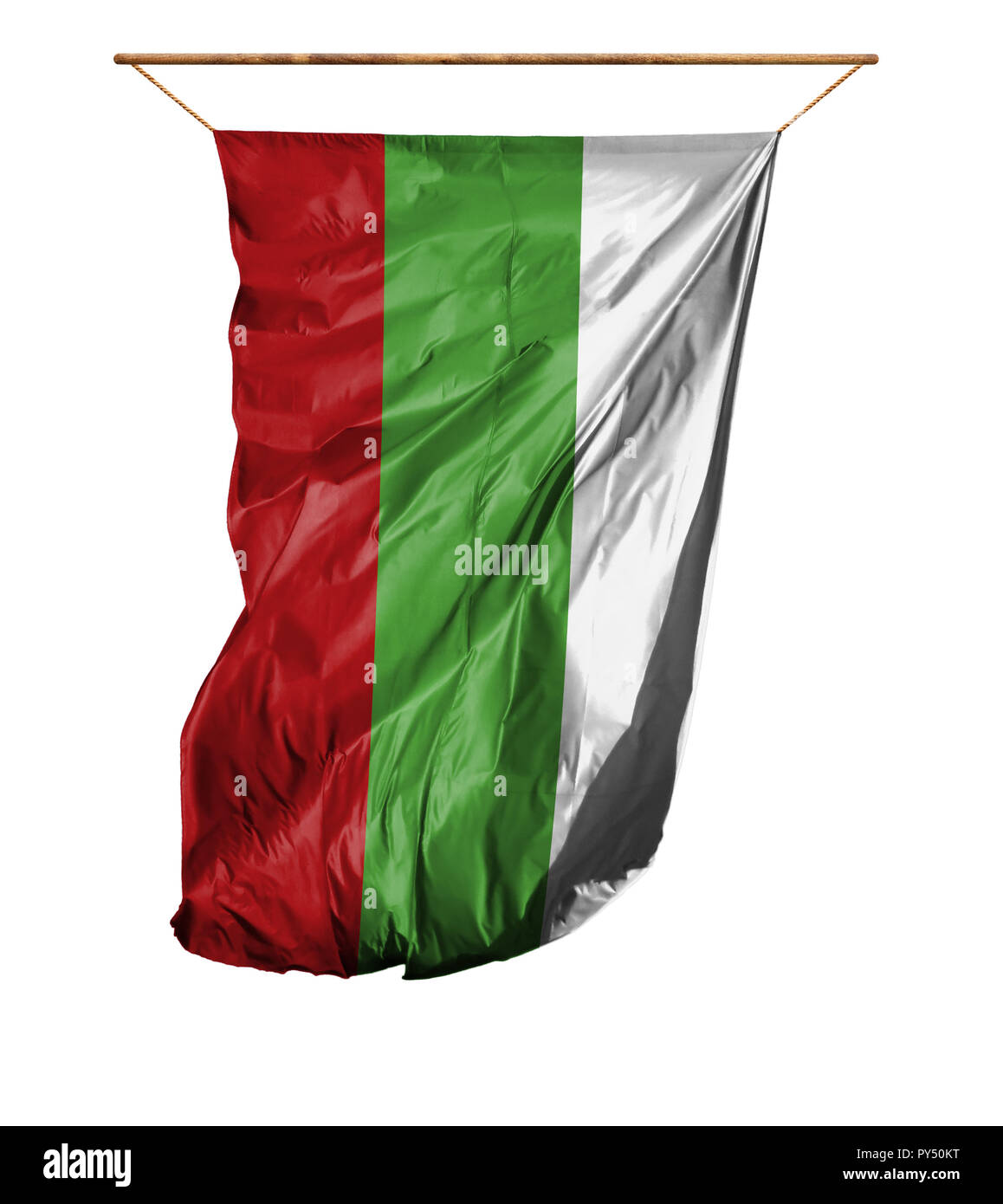 Flag of Bulgaria. Vertical flag.Isolated on a white background Stock ...