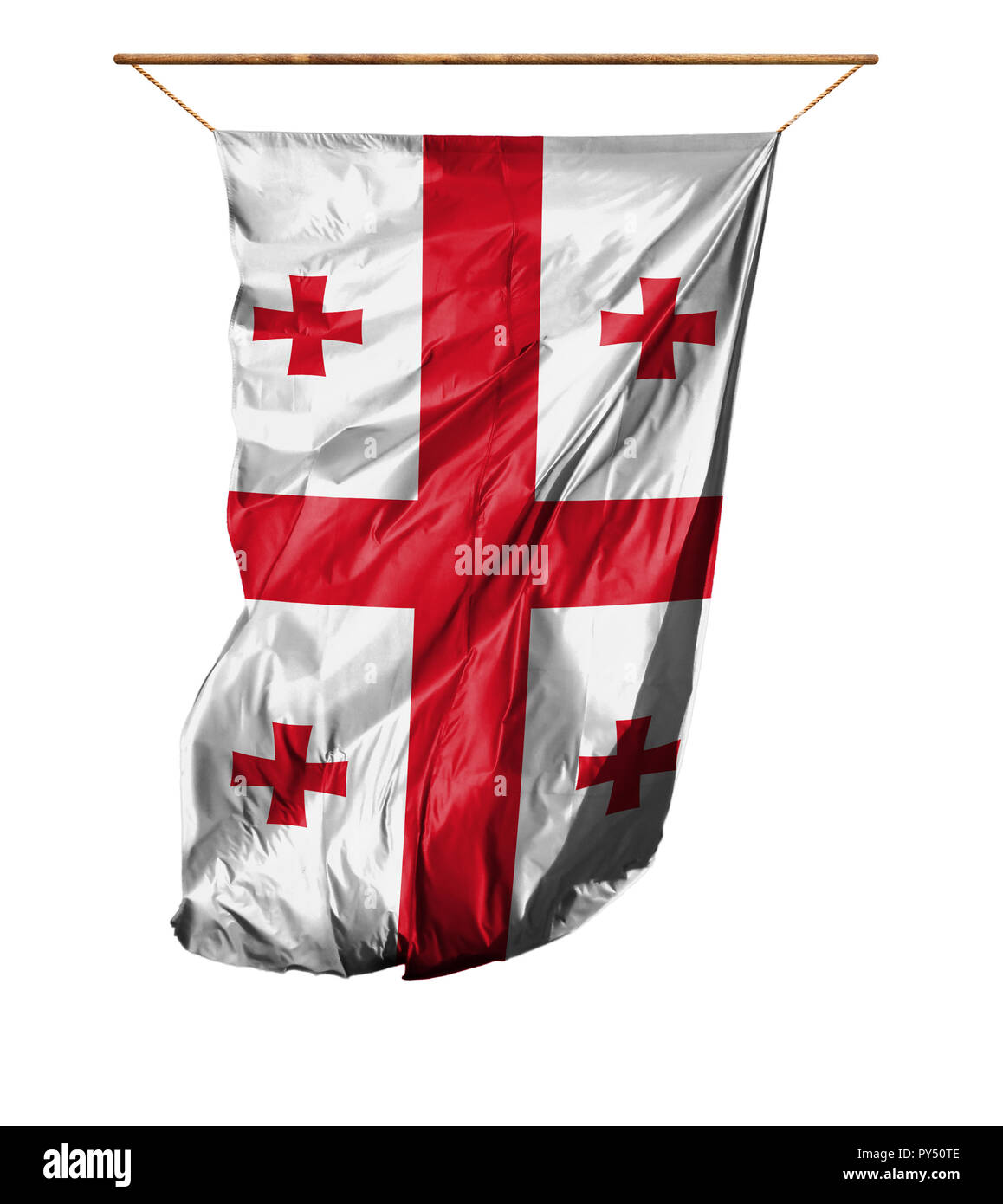 Flag of Vertical flag.Isolated on a white background Stock