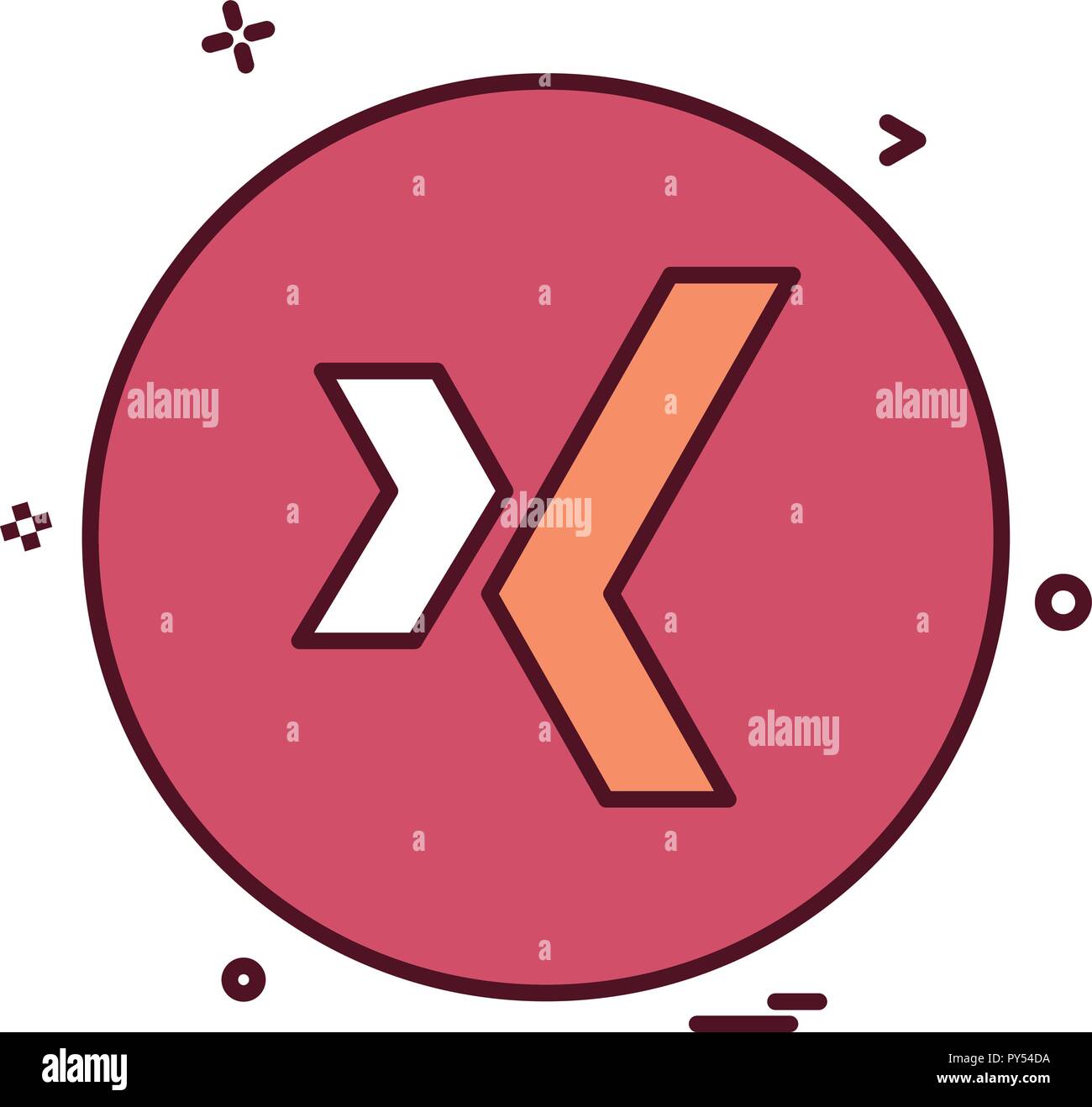 media network social xing png vector Stock Vector Image & Art Alamy
