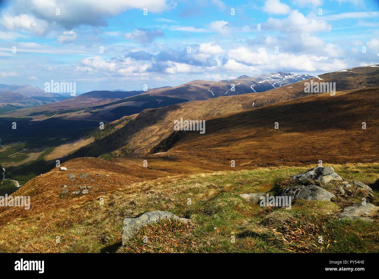 Nevis Range, Aonach Mor, Grampian Mountains, Lochaber, Scotland Stock
