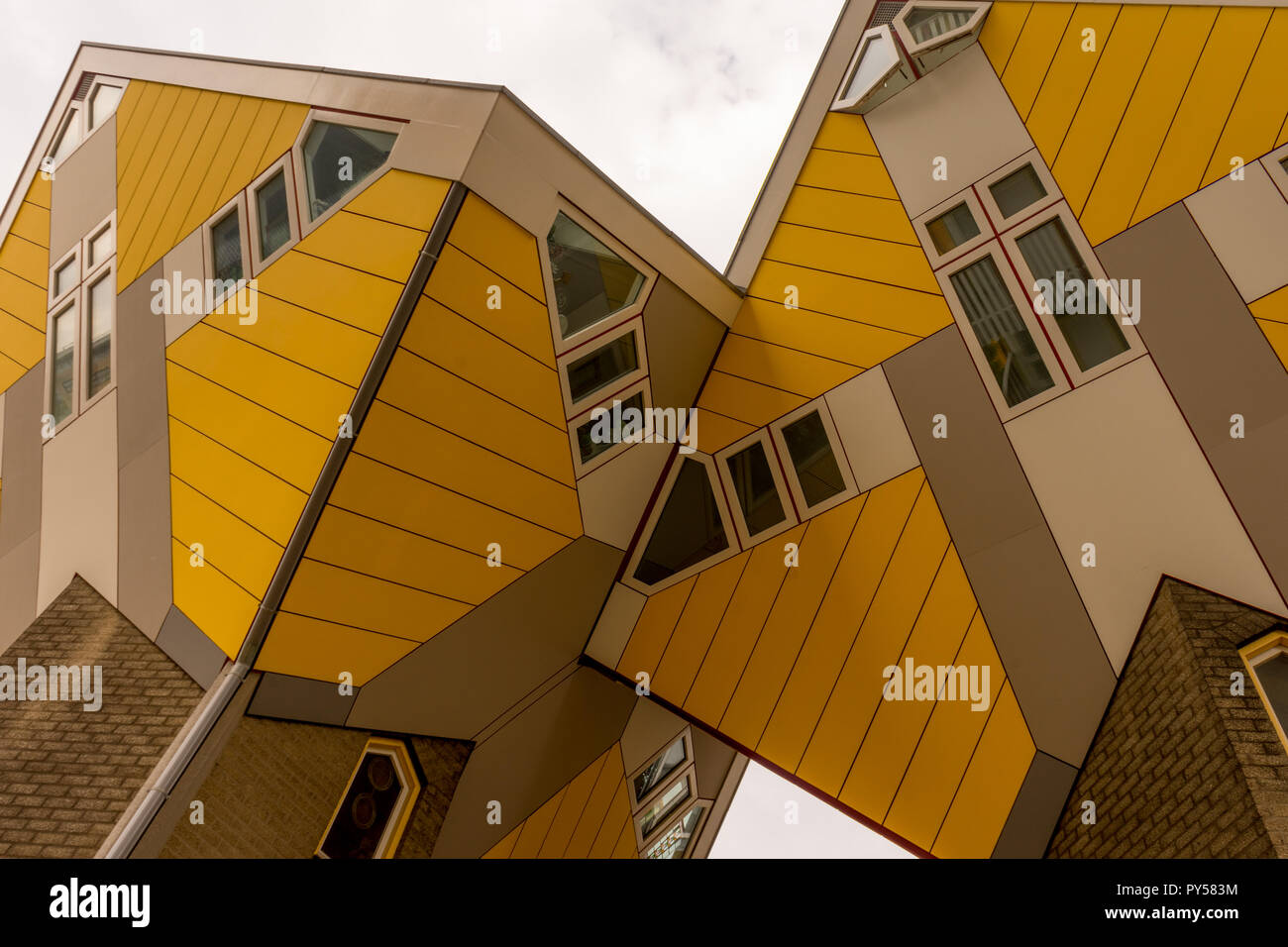 Rotterdam, Netherlands - 27 May: The Cube Houses (Kubuswoningen) at ...