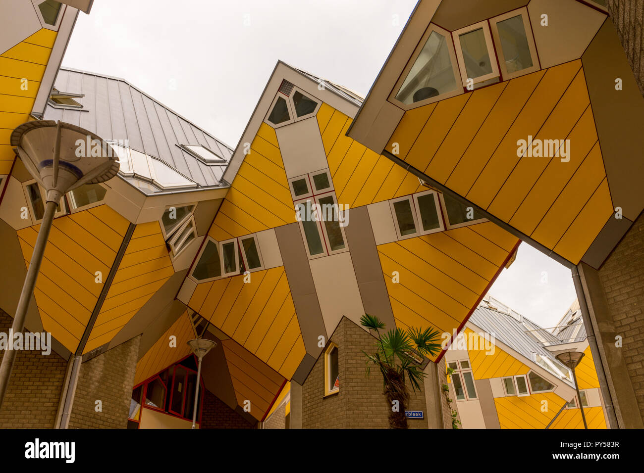 Rotterdam, Netherlands - 27 May: The Cube Houses (Kubuswoningen) at ...