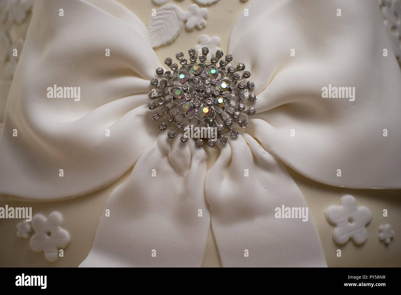 Wedding cake studio shot Stock Photo