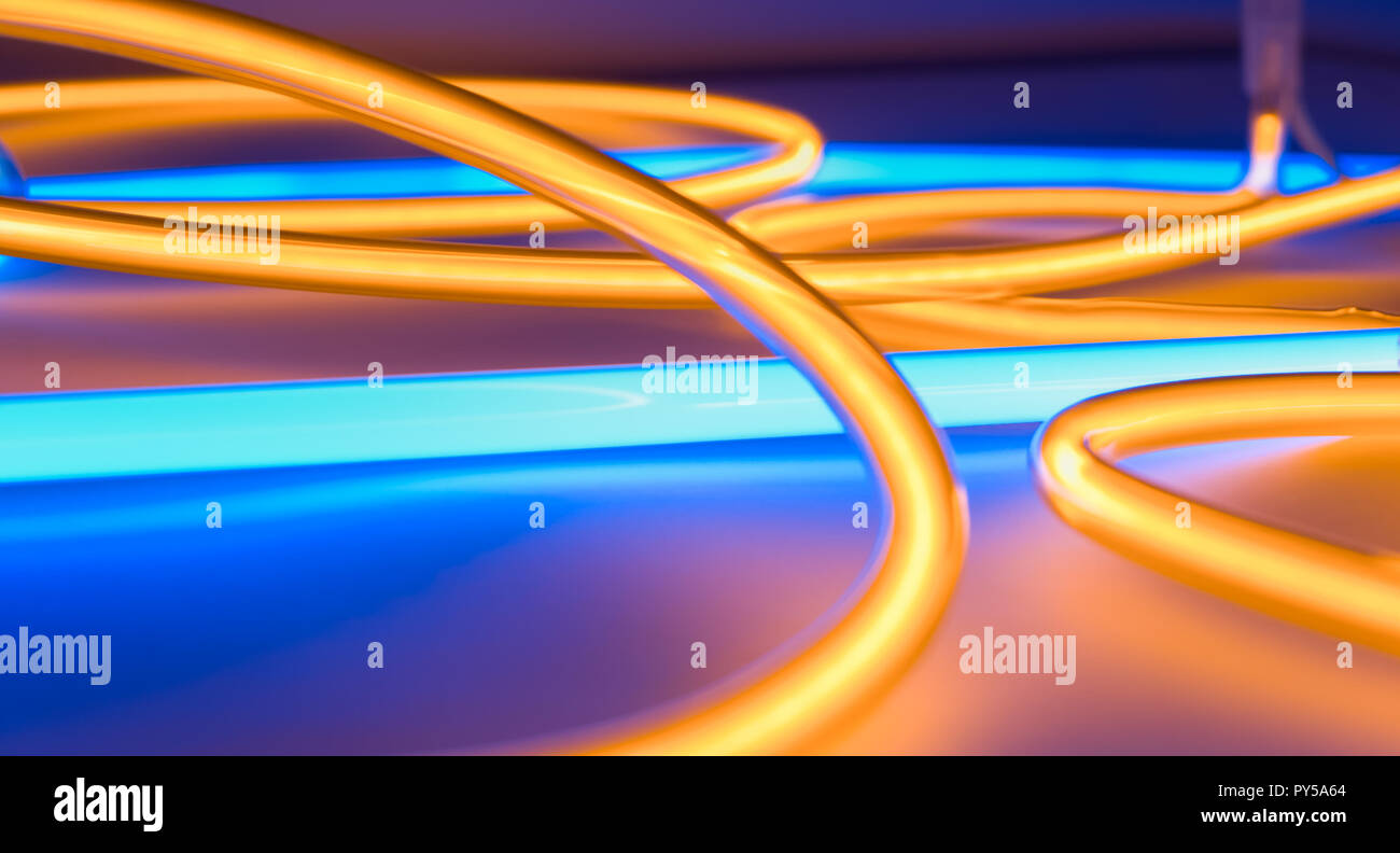 Colorful bright neon light art background Stock Photo Alamy