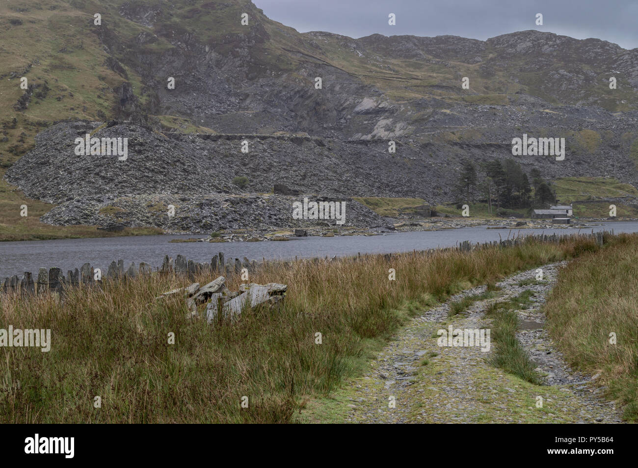 The abandoned Cwmorthin Slate Quarry at Blaenau Ffestiniog in Snowdonia, Wales Stock Photo Alamy