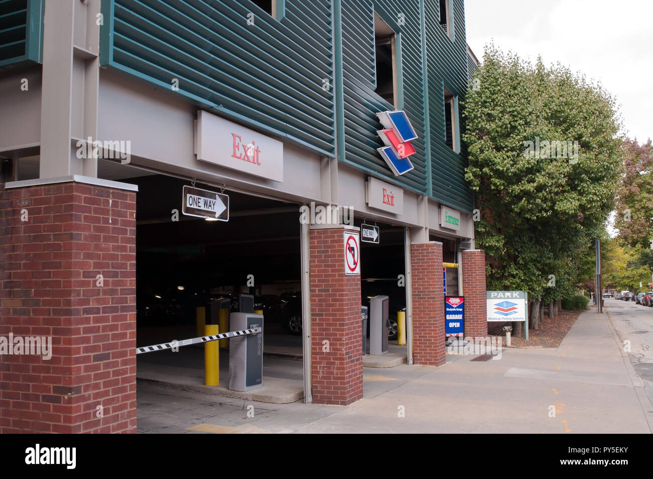 Pittsburgh parking authority garage hi-res stock photography and images
