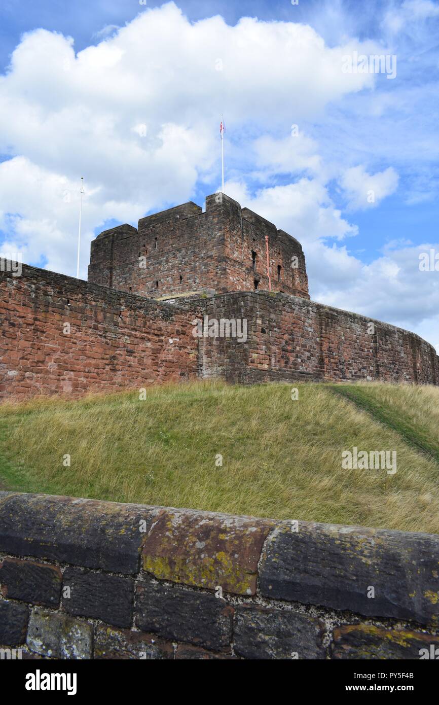 The Carlisle Castle Stock Photo