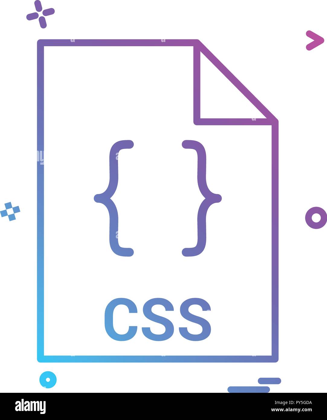 Extension css Stock Vector Images - Alamy