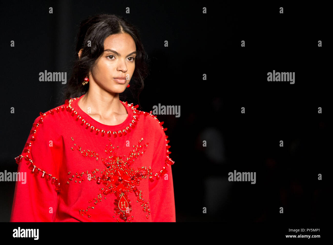 Sao Paulo Brazil 25th Oct 2018 Parade Of The Victor Hugo Mattos Brand Greenhouse Project At Spfw N46 Held At Espaco Arca In Sao Paulo This Thursday 25 Photo Richard Callis Fotoarena Credit alamy