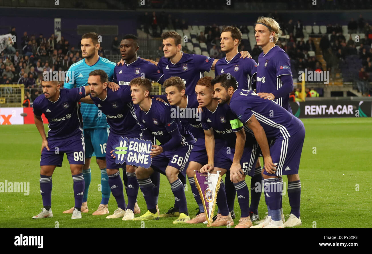 Rsc anderlecht team photo hi-res stock photography and images - Alamy