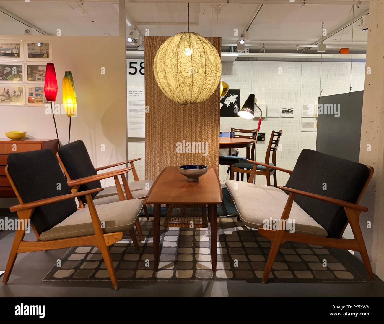 16 October 2018 Sweden Almhult Furniture Is Exhibited In The