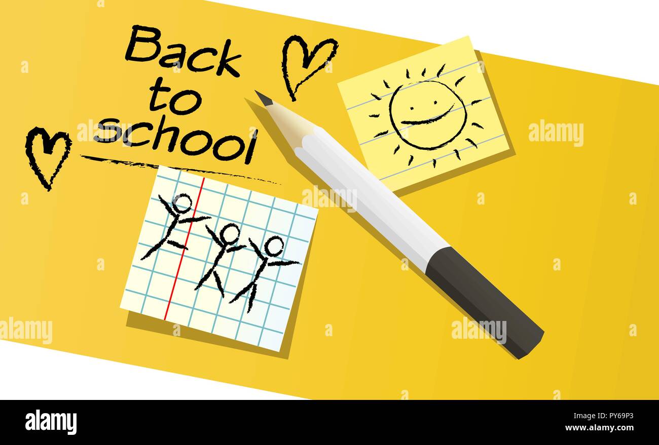 Back to school background Stock Vector Image & Art - Alamy