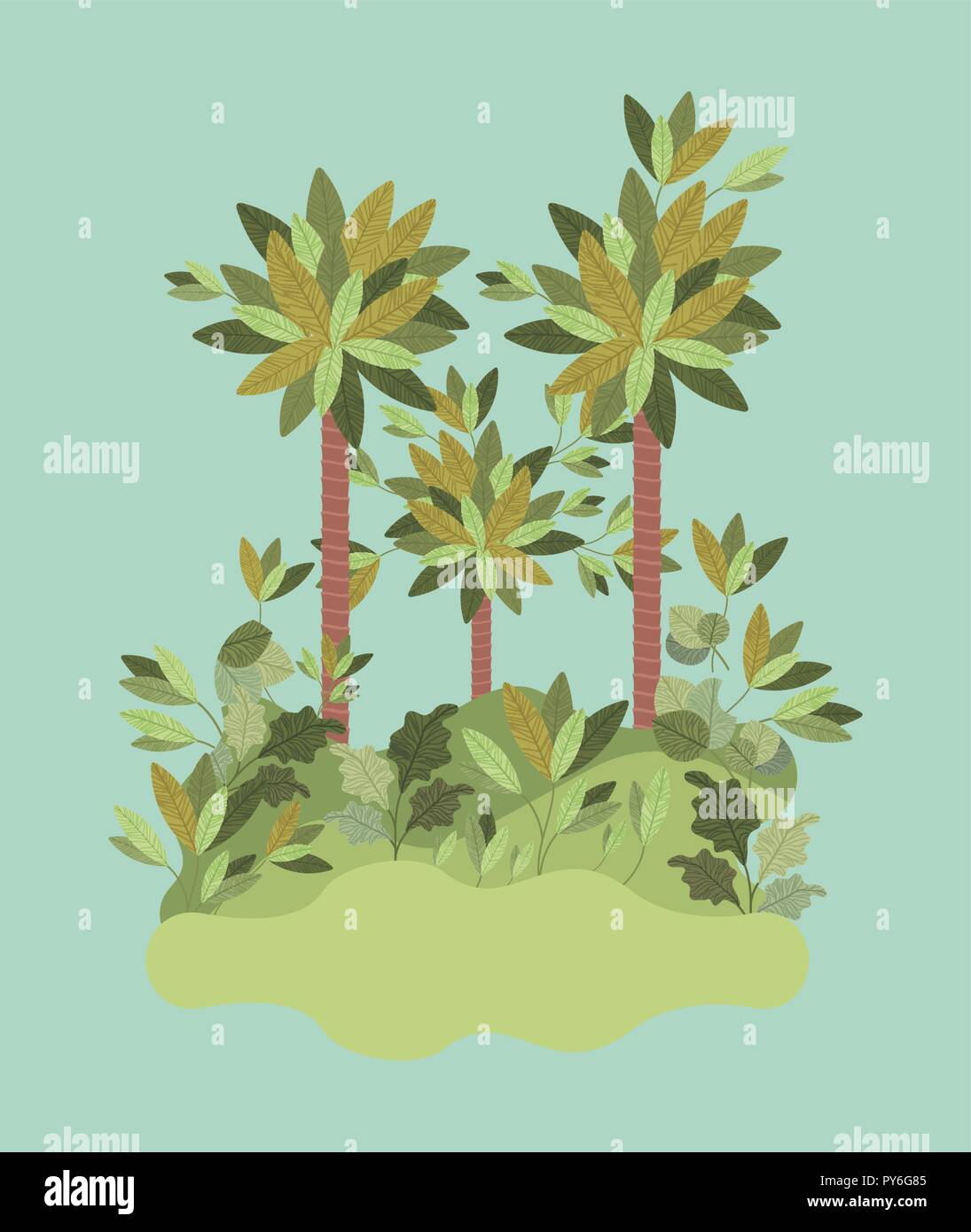 natural forest landscape scene Stock Vector Image & Art - Alamy