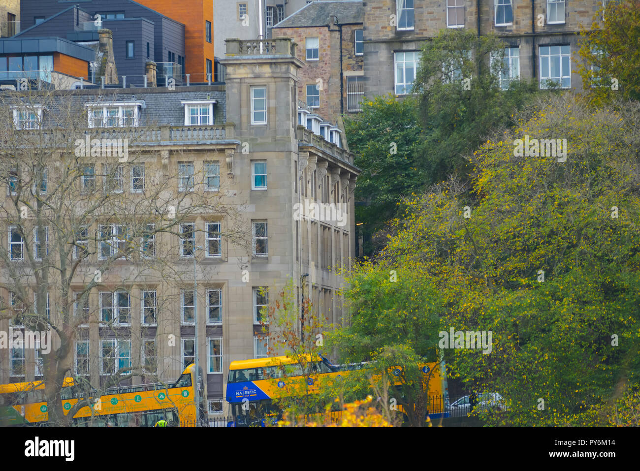 The city of Edinburgh Stock Photo