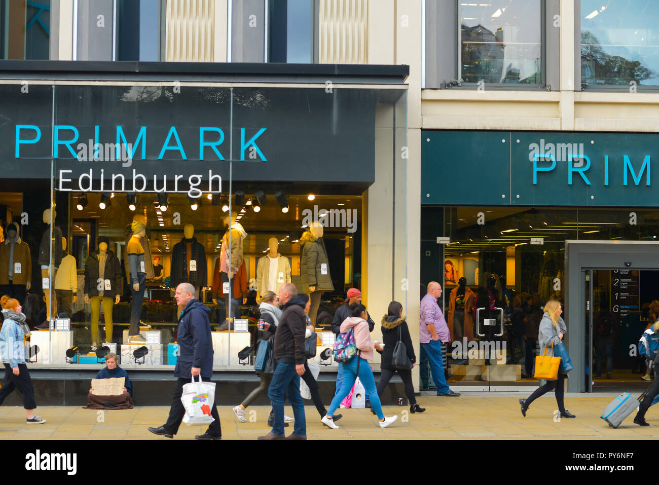 The city of Edinburgh Stock Photo