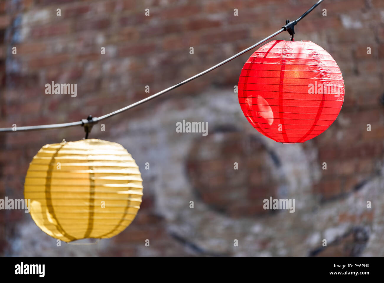 hanging asian lanterns
