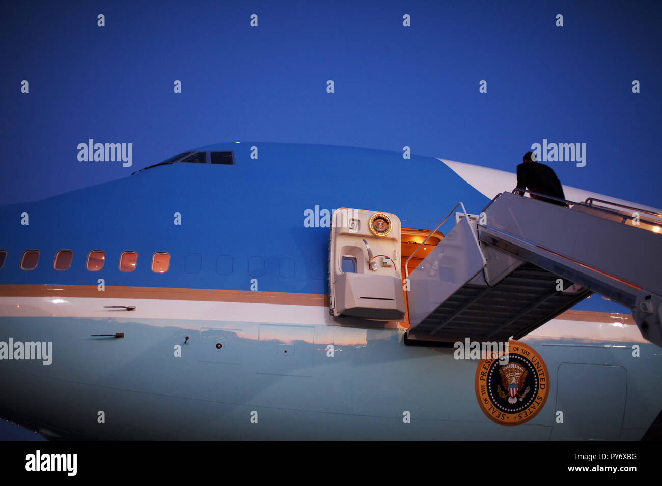 President Barack Obama departs from Andrews Air Force Base for Newport