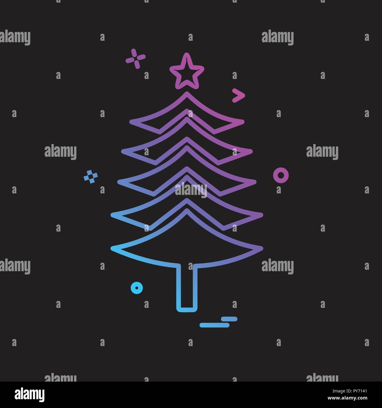 Tree icon design vector Stock Vector Image & Art - Alamy