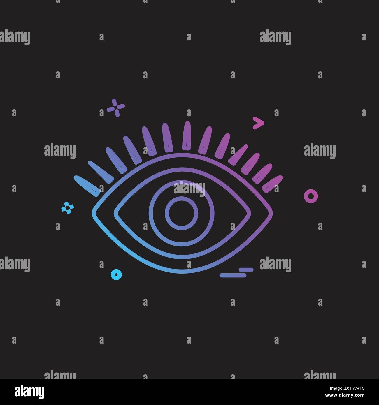 Eye icon design vector Stock Vector Image & Art - Alamy