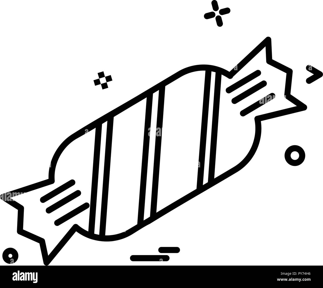 Toffee icon design vector Stock Vector Image & Art Alamy