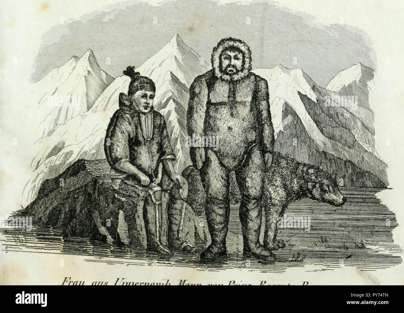 'Nordamerika's Bewohner, Schönheiten und Naturschätze im Allgemeinen und die brittischen Besitzungen insbesondere' (1839) Stock Photo