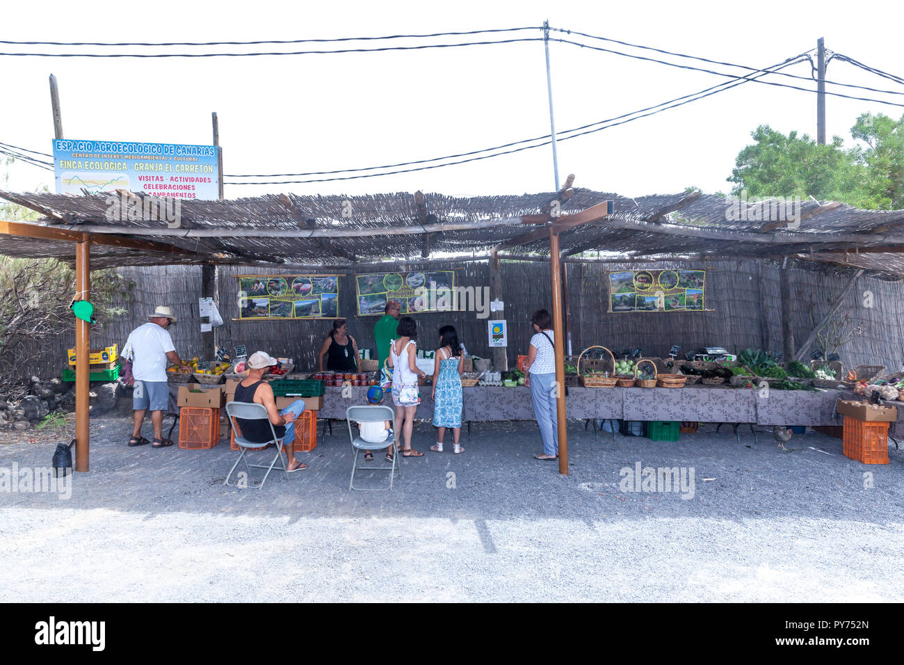 Ecological Market In Arafo Tenerife Island Stock Photo Alamy