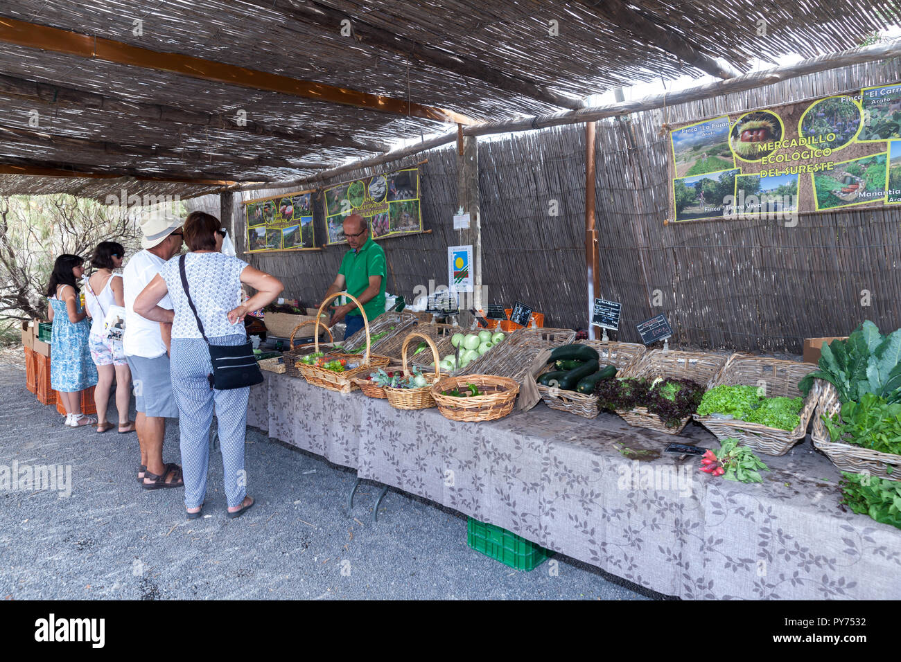 Ecological Market In Arafo Tenerife Island Stock Photo Alamy