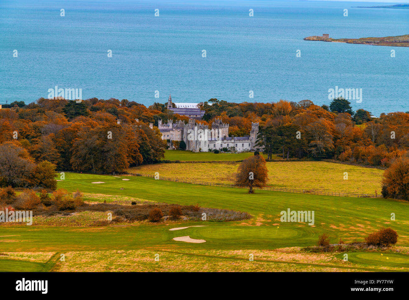 Howth Castle and Grounds Stock Photo Alamy
