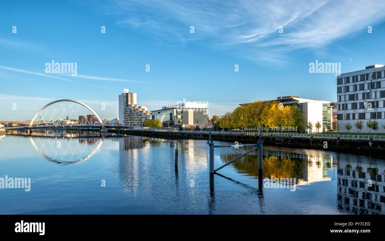 River Clyde, Glasgow Scotland, UK Stock Photo