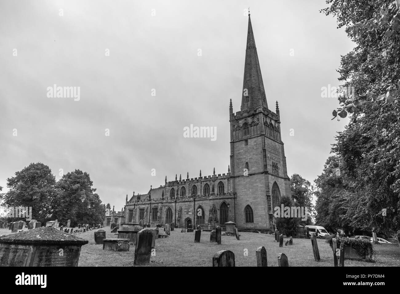 st john's church Bromsgrove, Worcestershire, UK Stock Photo