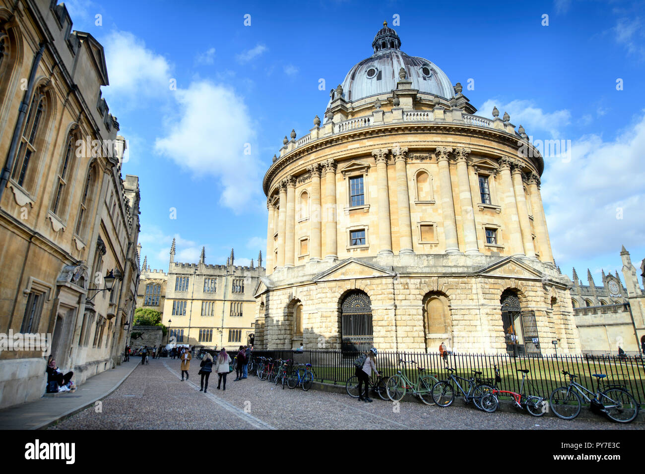 The Radcliffe Camera, reading room of the Bodleian Library at Oxford University, UK Stock Photo