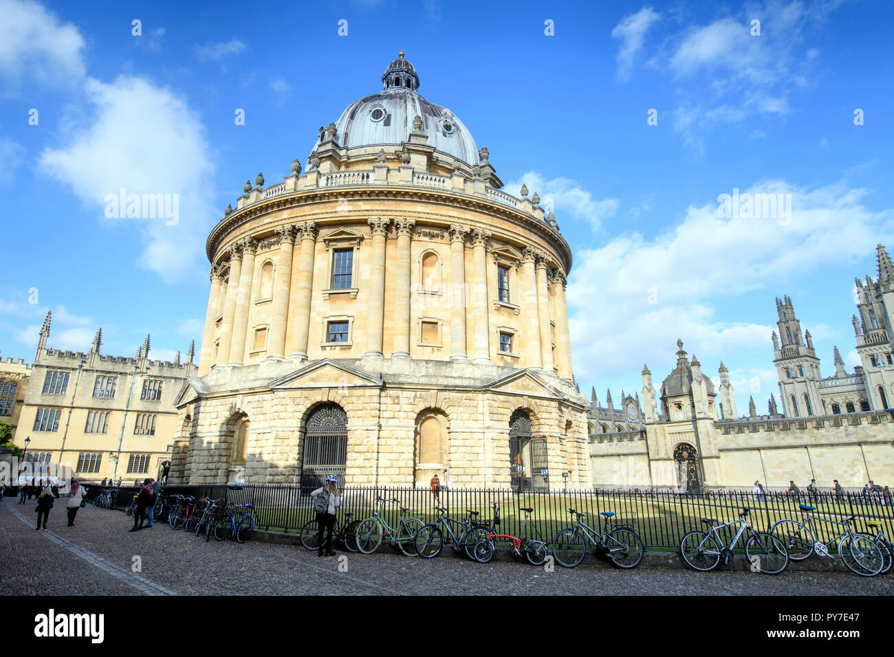 The Radcliffe Camera, reading room of the Bodleian Library at Oxford University, UK Stock Photo