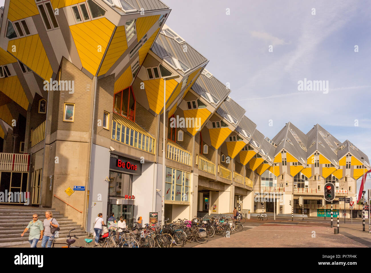 Rotterdam, Netherlands - 16 July, 2016: The Cube Houses (Kubuswoningen ...
