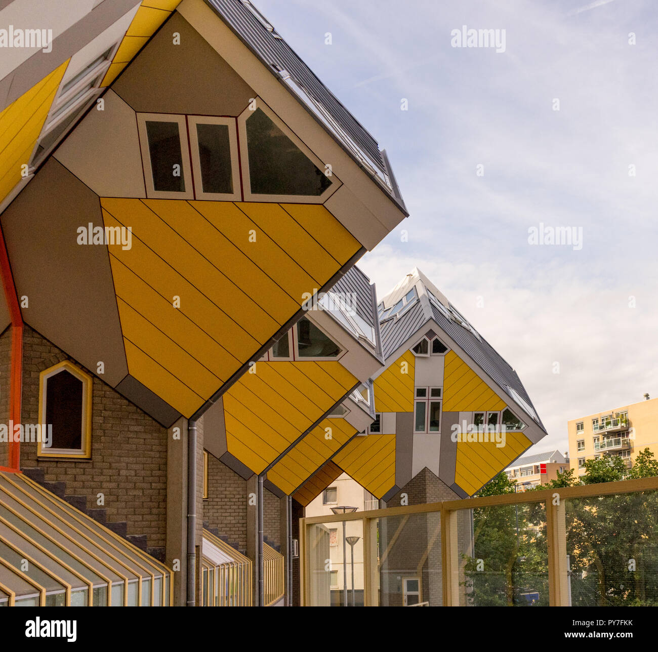 Rotterdam, Netherlands - 16 July, 2016: The Cube Houses (Kubuswoningen ...