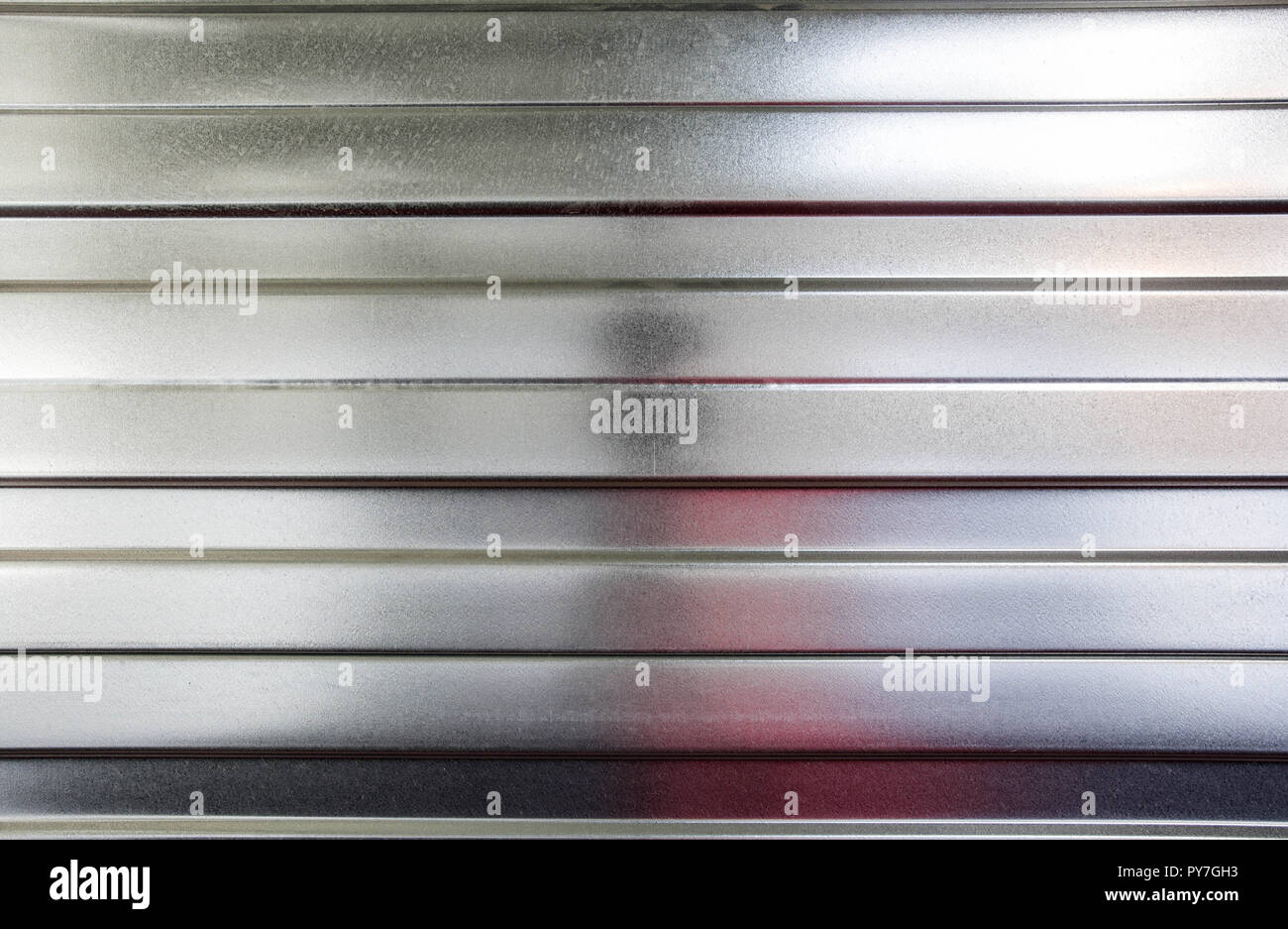 metal iron plates background texture stripes modern design Stock Photo