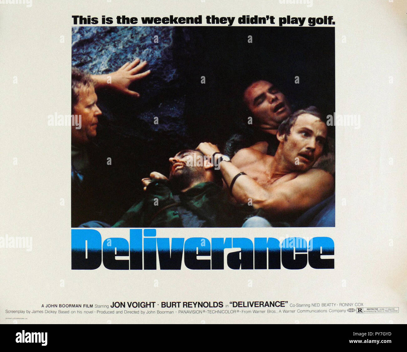 Deliverance Original Movie Poster Stock Photo Alamy